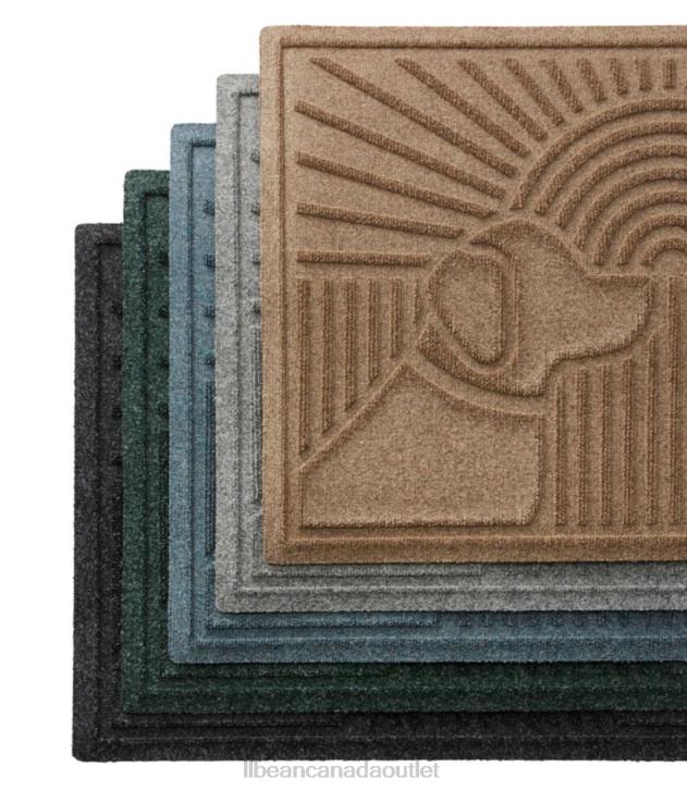 Home Goods Charcoal H8XZ5543 Everyspace Recycled Waterhog Doormat Sunrise Dogs Unisex L.L.Bean