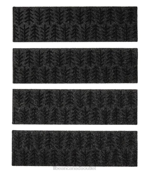 Home Goods Charcoal H8XZ6841 Everyspace Recycled Waterhog Mat Set of Four Unisex L.L.Bean