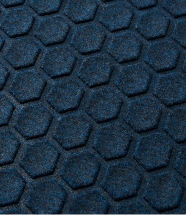 Home Goods Dark Blue H8XZ5573 Washable Waterhog Boot Mat Honeycomb Unisex L.L.Bean