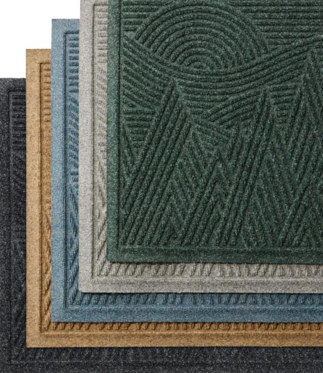 Home Goods Evergreen H8XZ4325 Everyspace Recycled Waterhog Doormat Mountain Scene Unisex L.L.Bean