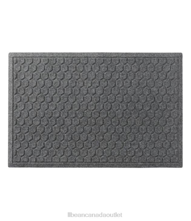 Home Goods Gray H8XZ6805 Washable Waterhog Doormat Honeycomb Unisex L.L.Bean