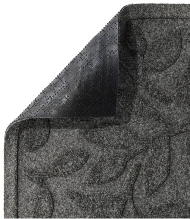 Home Goods Khaki H8XZ4348 Heavyweight Recycled Waterhog Doormat Woodland Leaf Unisex L.L.Bean