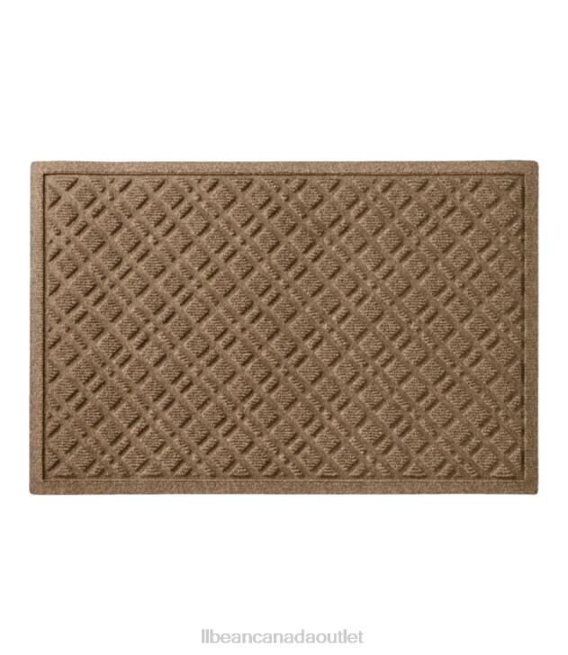 Home Goods Khaki H8XZ4358 Heavyweight Recycled Waterhog Doormat Plaid Unisex L.L.Bean