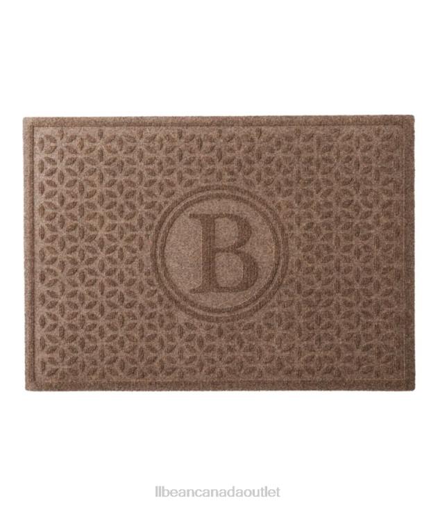 Home Goods Khaki H8XZ4362 Heavyweight Recycled Waterhog Doormat Blooming Circles Personalized Unisex L.L.Bean