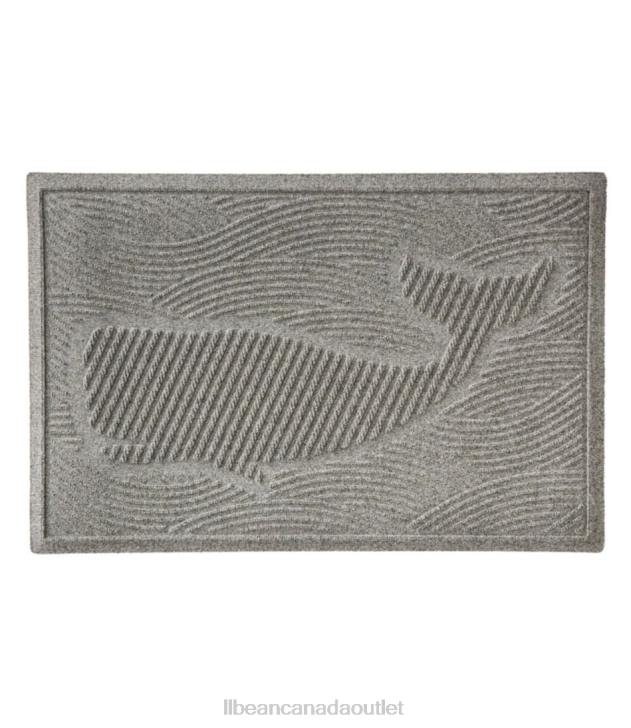 Home Goods Medium Gray H8XZ4398 Everyspace Recycled Waterhog Doormat Swimming Whale Unisex L.L.Bean