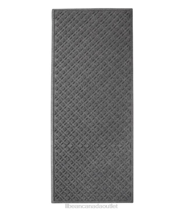 Home Goods Medium Gray H8XZ6351 Heavyweight Recycled Waterhog Mat Runner Plaid Unisex L.L.Bean