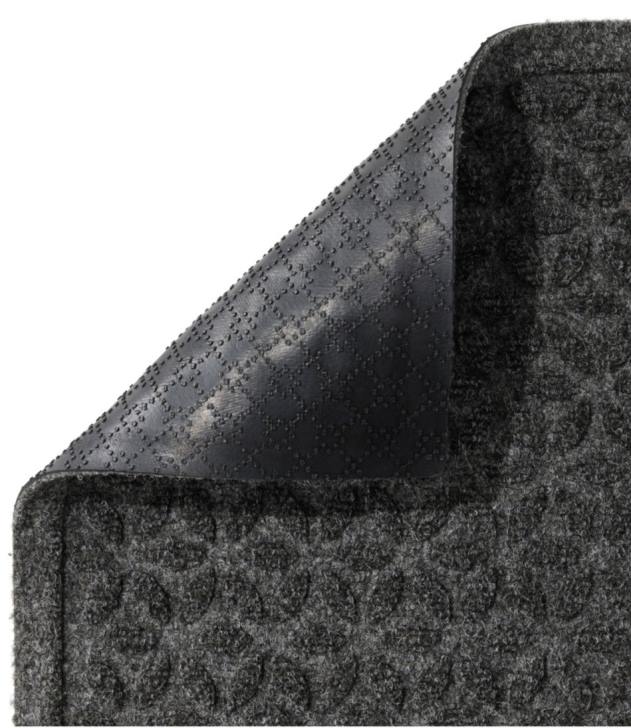 Home Goods Medium Gray H8XZ6359 Heavyweight Waterhog Mat Set of Four Unisex L.L.Bean