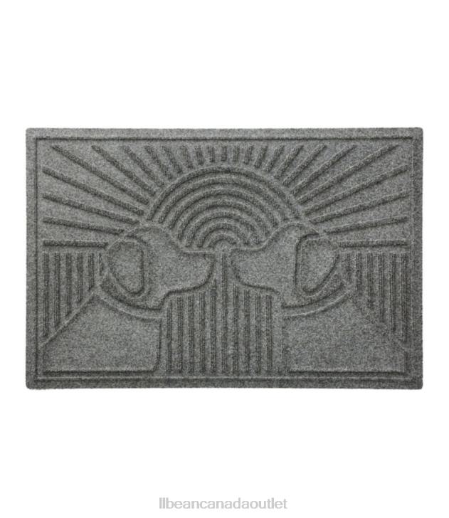 Home Goods Medium Gray H8XZ6817 Everyspace Recycled Waterhog Doormat Sunrise Dogs Unisex L.L.Bean