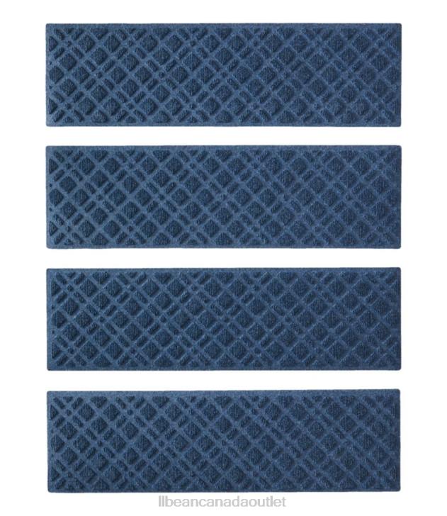 Home Goods Moonlight Blue H8XZ2714 Heavyweight Waterhog Mat Set of Four Unisex L.L.Bean