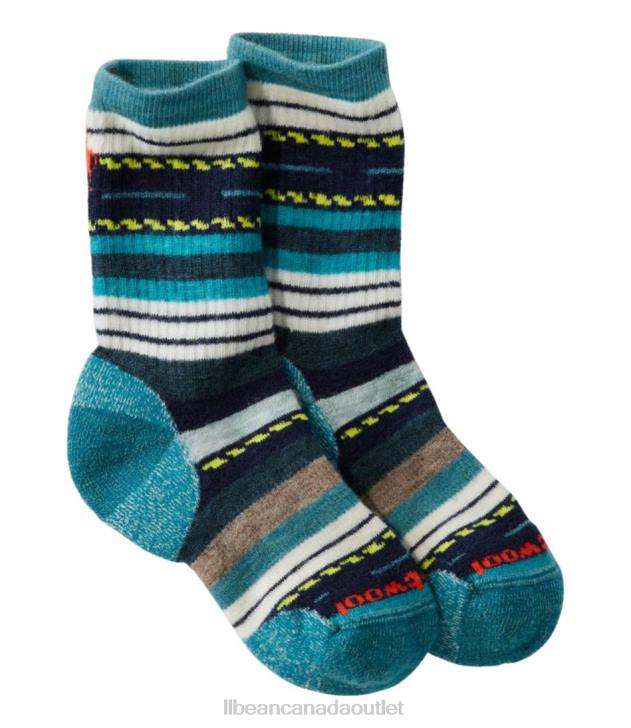 Clothing Cascade Green H8XZ3576 Smartwool Hike Margarita Full Cushion Crew Socks Kids L.L.Bean