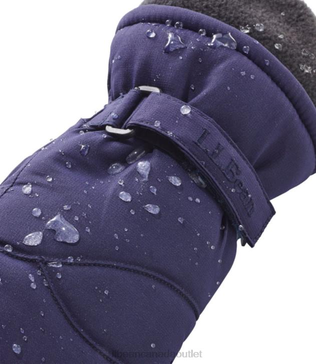 Clothing Classic Black H8XZ3016 Cold Buster Waterproof Mittens Kids L.L.Bean