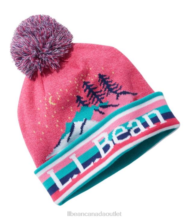 Clothing Dark Raspberry H8XZ662 Pom Hat Kids L.L.Bean