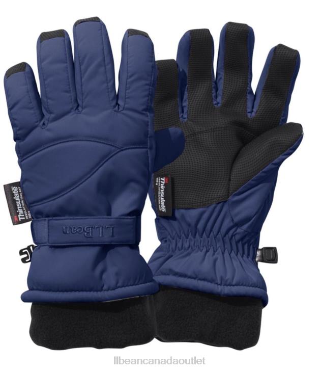 Clothing Deepest Blue H8XZ4654 Cold Buster Waterproof Gloves Kids L.L.Bean