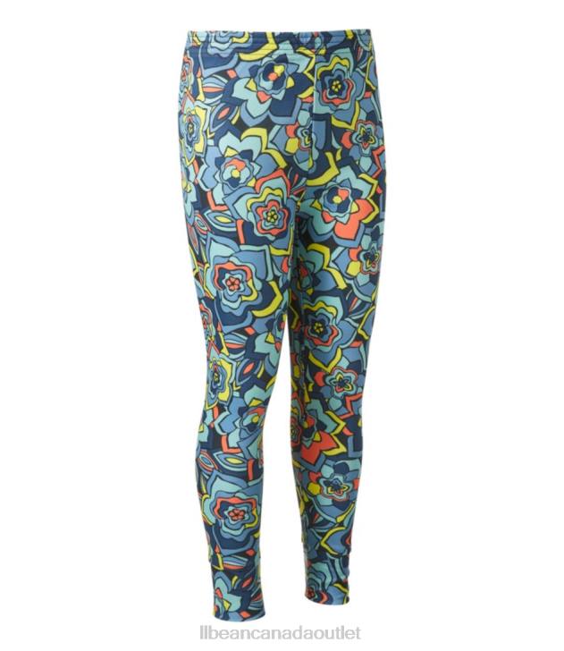 Clothing Wild Salmon Flower Power H8XZ5044 Wicked Warm Midweight Long Underwear Kids L.L.Bean