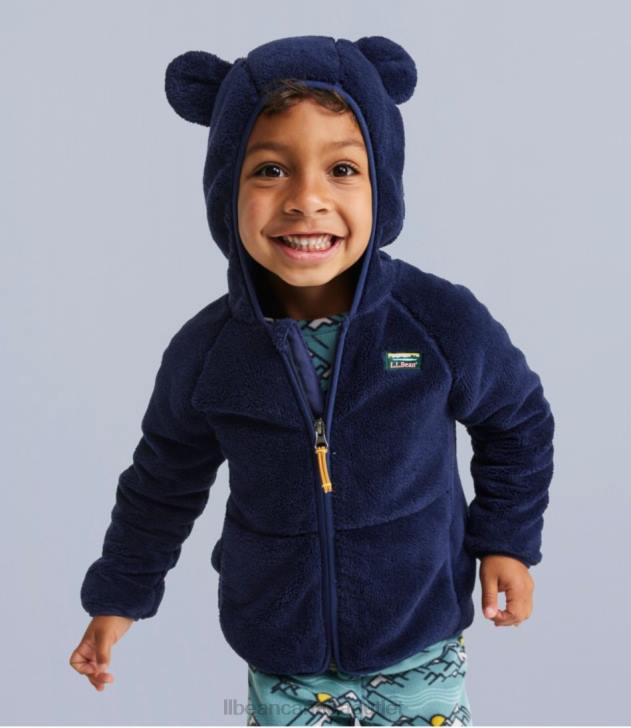 Clothing Bright Navy H8XZ3320 Infants\' and Hi-Pile Fleece Jacket Kids L.L.Bean