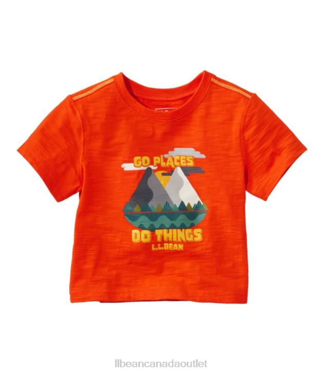 Clothing Cherry Tomato Go Places H8XZ7205 Graphic Tee Kids L.L.Bean