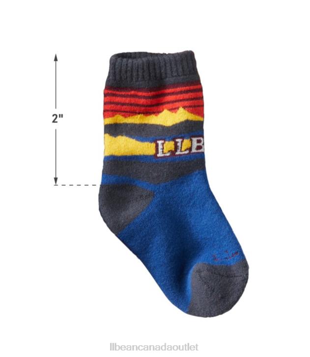 Clothing Ocean Blue/Adobe H8XZ769 Katahdin Socks Kids L.L.Bean