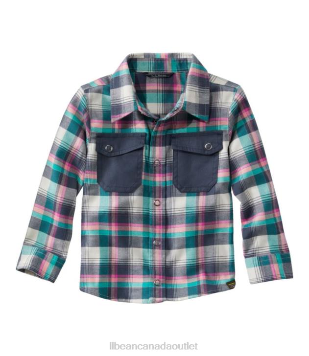 Clothing Silver Birch H8XZ4655 BeanFlex All-Season Flannel Shirt Kids L.L.Bean