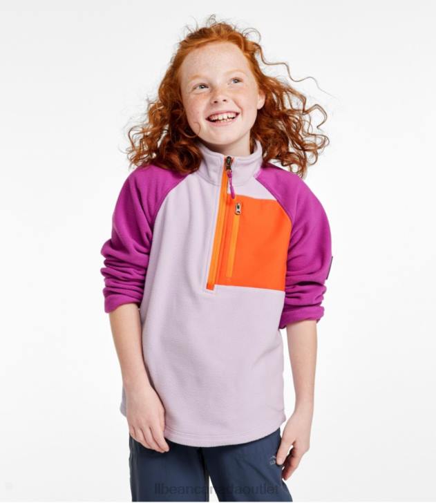 Clothing Lavender Ice/Wild Aster H8XZ4684 Fitness Fleece Kids L.L.Bean