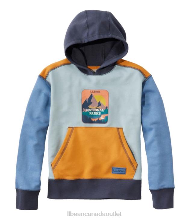 Clothing Steel Blue National Parks Sunset H8XZ3441 Athleisure Hoodie Kids L.L.Bean