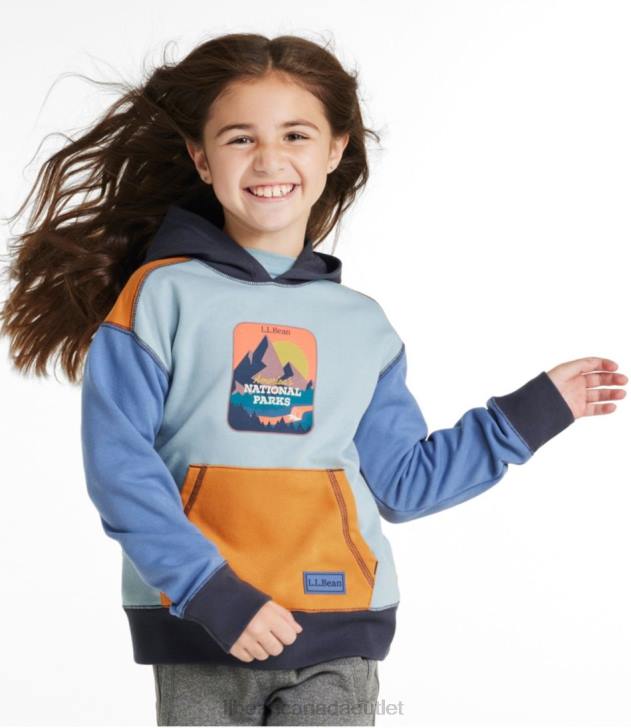Clothing Steel Blue National Parks Sunset H8XZ3441 Athleisure Hoodie Kids L.L.Bean