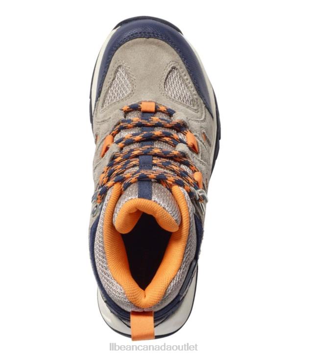 Footwear Black/Silver Blue H8XZ3795 Trail Model Hikers Kids L.L.Bean