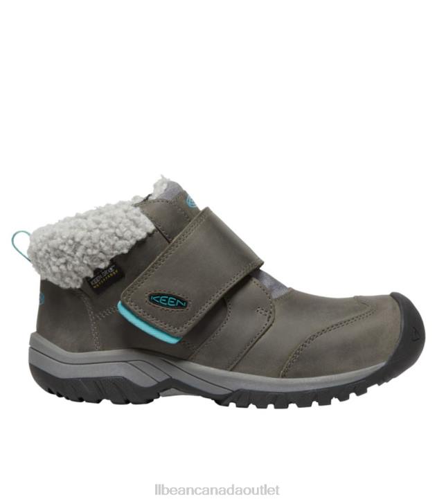 Footwear Steel Grey/Porcelain H8XZ1215 Keen Kootenay IV Waterproof Boots Kids L.L.Bean