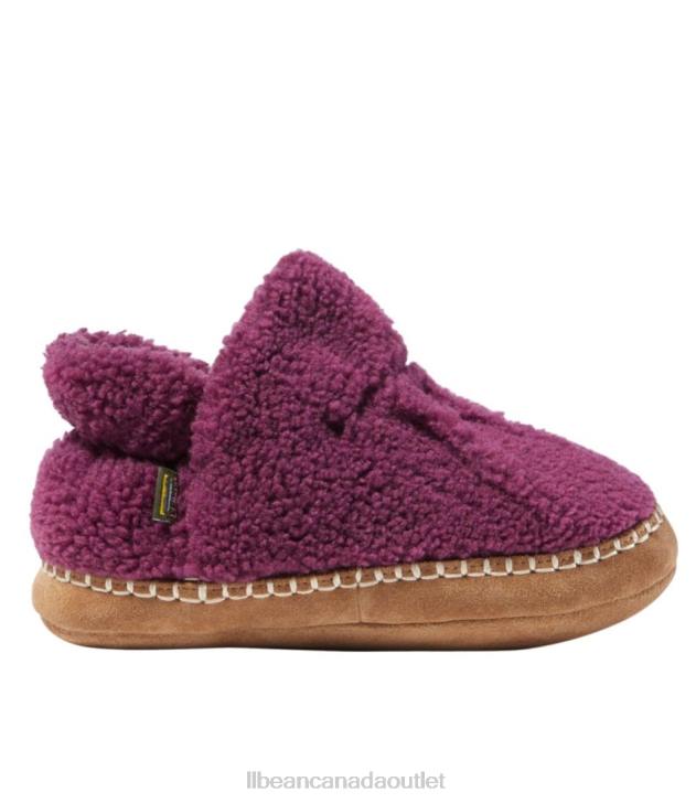 Footwear Plum Grape H8XZ1107 Cozy Slipper Booties Kids L.L.Bean