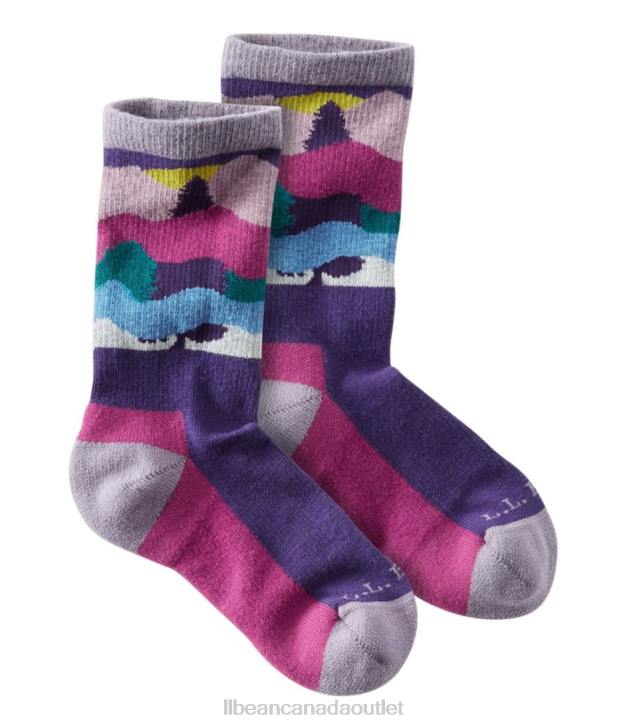 Footwear Rich Purple H8XZ5059 Campside Socks Kids L.L.Bean
