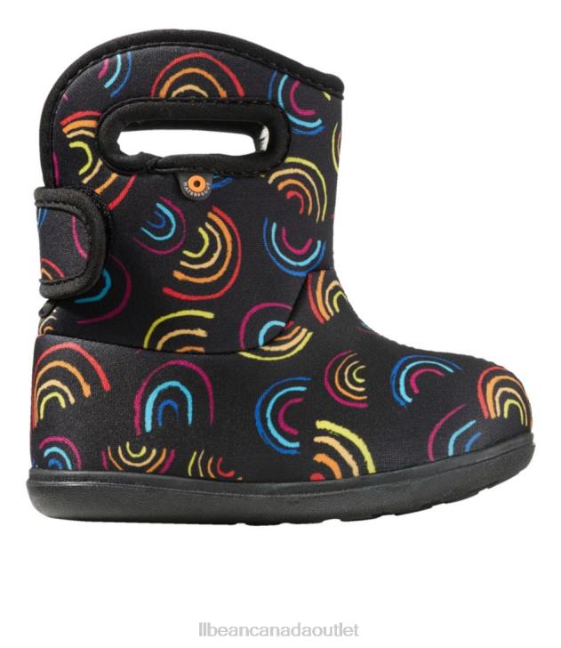 Footwear Wild Rainbows Black Multi H8XZ1067 Baby Bogs Kids L.L.Bean