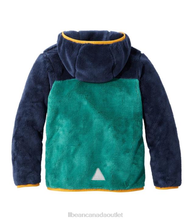 Outerwear Bright Navy/Warm Teal H8XZ902 Hi-Pile Fleece Kids L.L.Bean