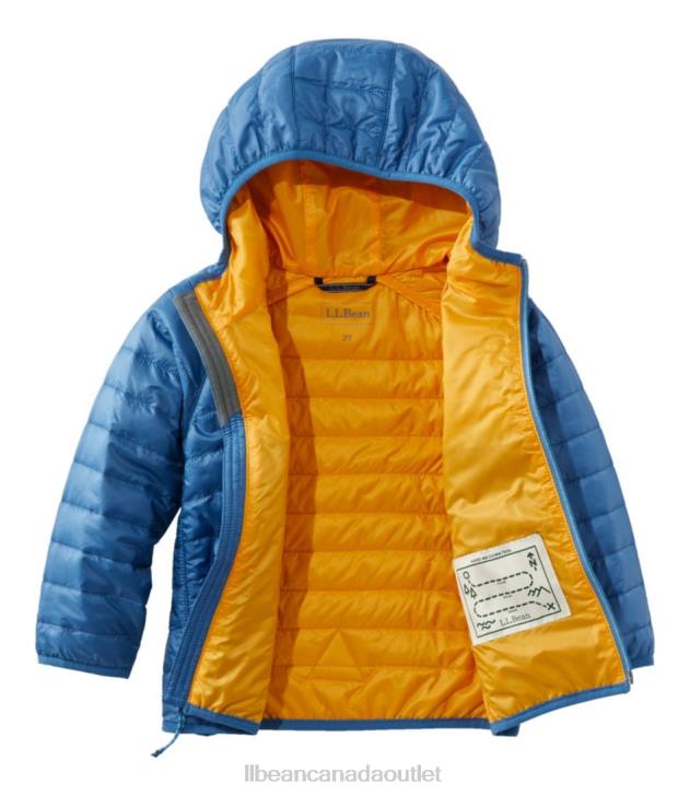 Outerwear Marine Blue H8XZ3673 Primaloft Packaway Hooded Jacket Kids L.L.Bean
