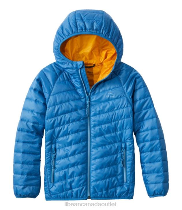 Outerwear Marine Blue H8XZ889 Primaloft Packaway Hooded Jacket Kids L.L.Bean