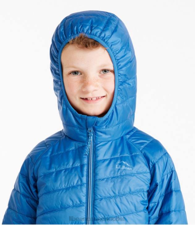 Outerwear Marine Blue H8XZ889 Primaloft Packaway Hooded Jacket Kids L.L.Bean