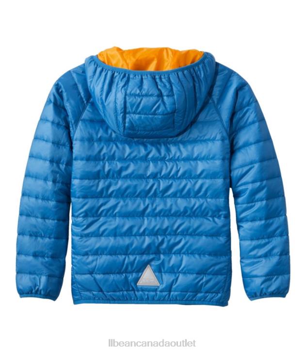 Outerwear Marine Blue H8XZ889 Primaloft Packaway Hooded Jacket Kids L.L.Bean