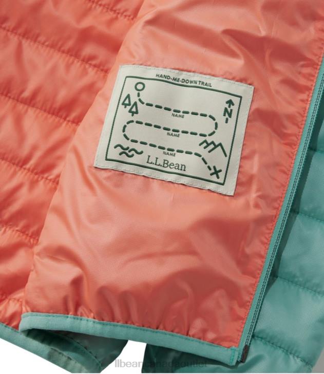 Outerwear Marine Blue H8XZ889 Primaloft Packaway Hooded Jacket Kids L.L.Bean