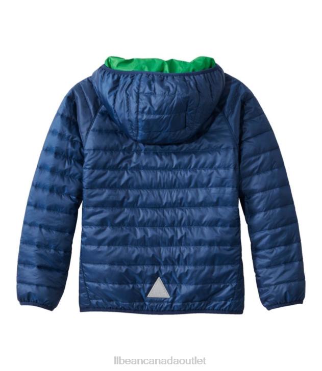 Outerwear Orange/Guide Gold H8XZ874 Primaloft Packaway Hooded Jacket Kids L.L.Bean