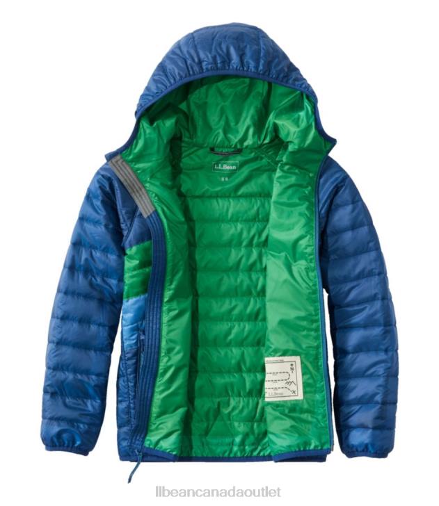 Outerwear Orange/Guide Gold H8XZ874 Primaloft Packaway Hooded Jacket Kids L.L.Bean