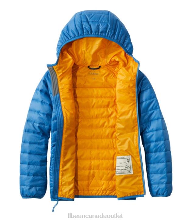 Outerwear Soft Juniper H8XZ5117 Primaloft Packaway Hooded Jacket Kids L.L.Bean
