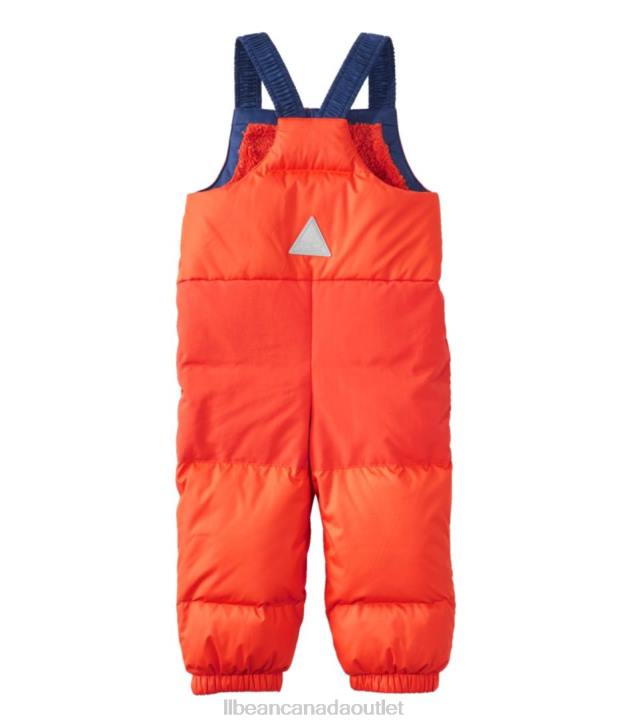 Outerwear Orange H8XZ125 Infants\'and Down Snow Bibs Kids L.L.Bean