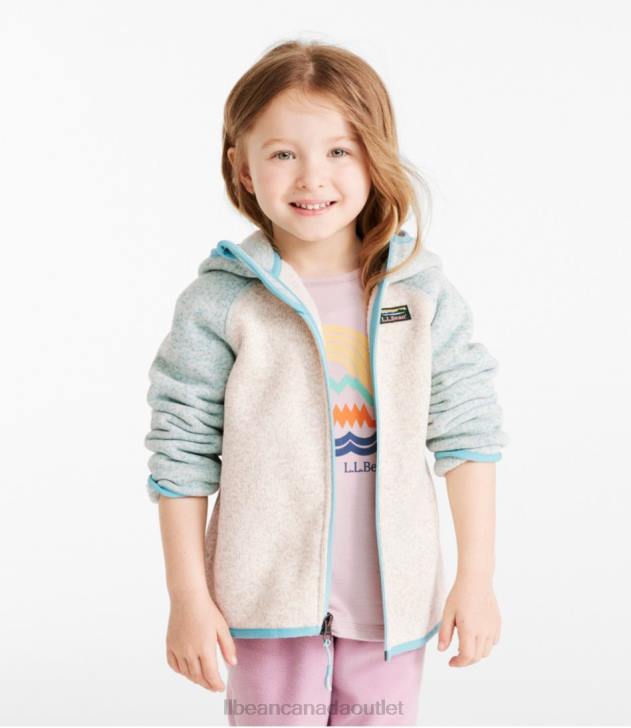 Outerwear Bright Navy/Pewter H8XZ572 Infants\' and Sweater Fleece Kids L.L.Bean