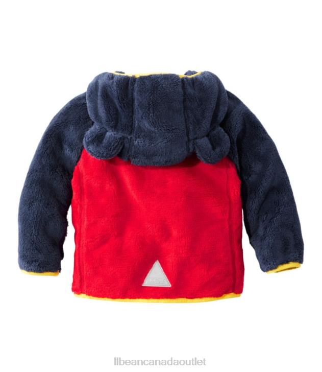 Outerwear Bright Navy/Soft Blue H8XZ3672 Hi-Pile Fleece Jacket Kids L.L.Bean