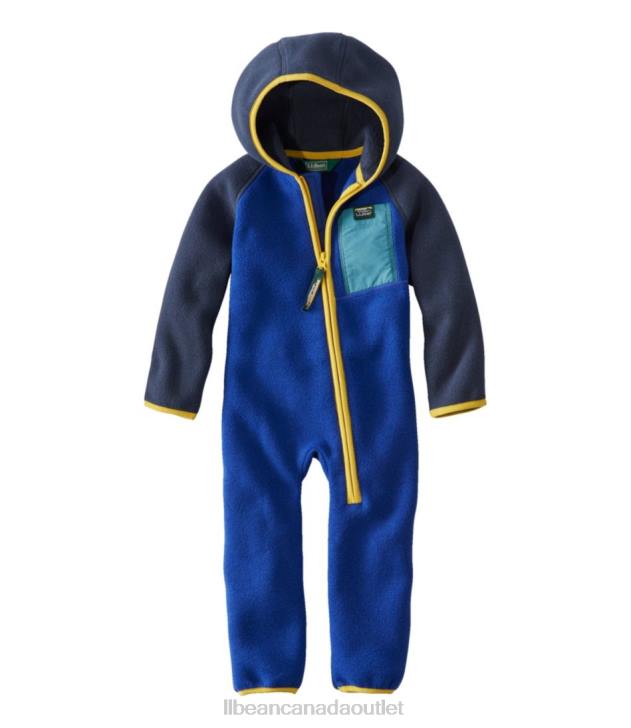 Outerwear Indigo Ink/Carbon Navy H8XZ3677 Infants' Retro Mountain Classic Fleece Bunting Kids L.L.Bean