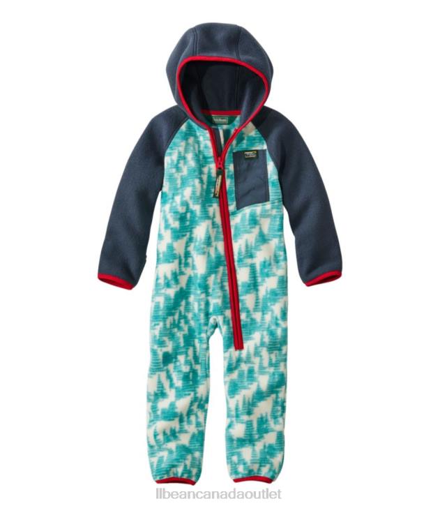 Outerwear Silver Birch Forest Print H8XZ915 Infants' Retro Mountain Classic Fleece Bunting Kids L.L.Bean