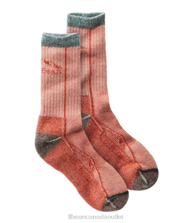 Accessories Burnt Sienna H8XZ4638 Unisex Cresta Wool No Fly Zone Lightweight Hiking Socks Men L.L.Bean