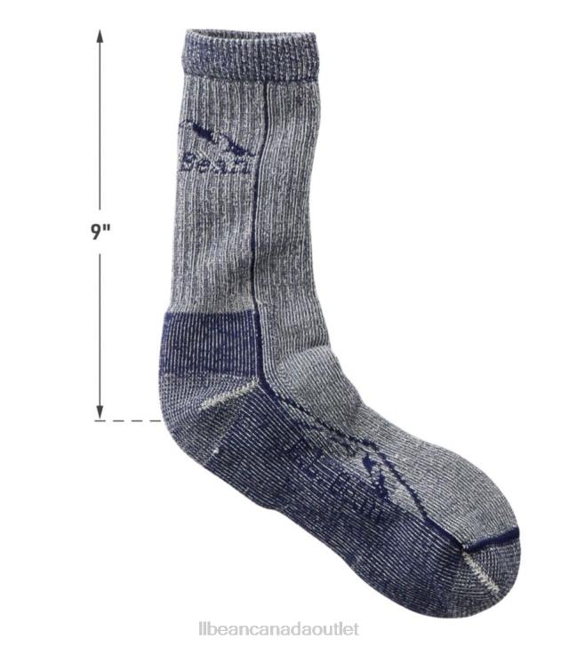 Accessories Light Kelly H8XZ3218 Cresta Wool Midweight Hiking Socks Men L.L.Bean
