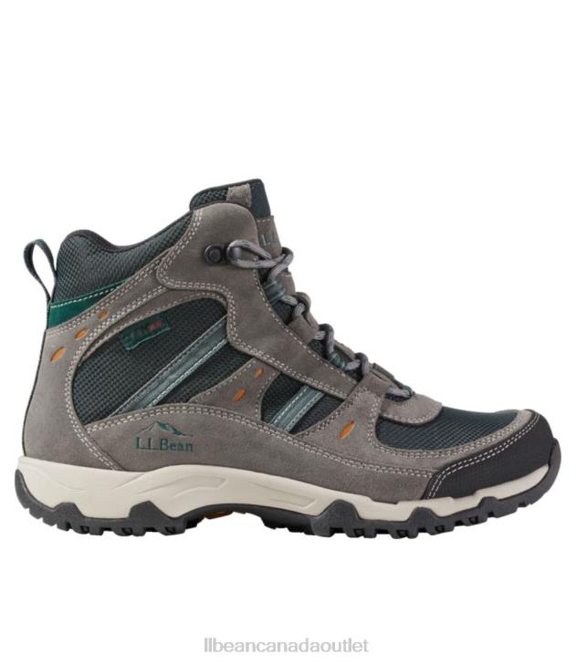 Footwear Asphalt/Black Forest Green H8XZ3769 Trail Model 4 Hiking Boots Men L.L.Bean