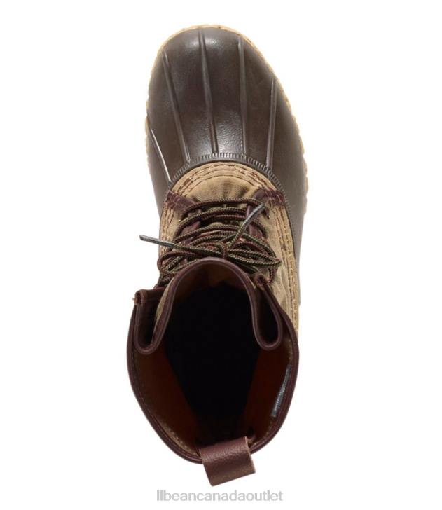 Footwear Marsh Brown/Brown H8XZ1206 Waxed-Canvas Maine Hunting Shoes Men L.L.Bean