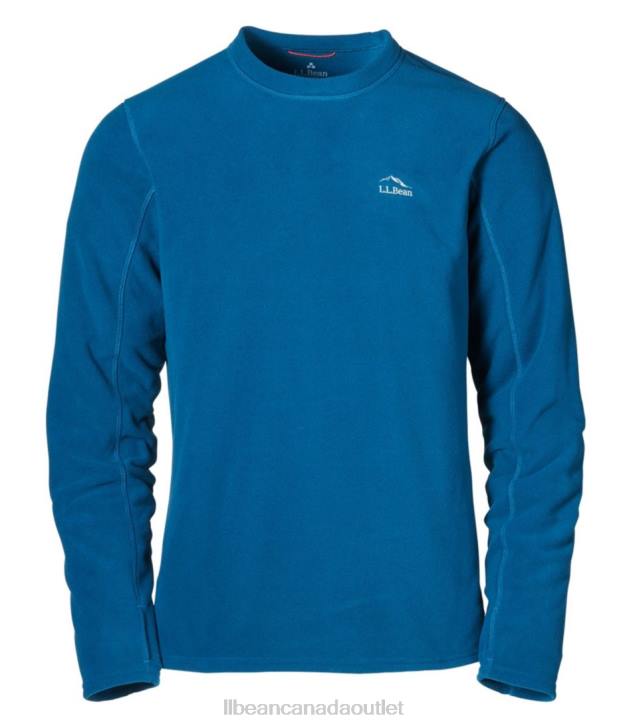 Clothing Dark Marine Blue H8XZ3567 Fleece Base Layer Crew Men L.L.Bean