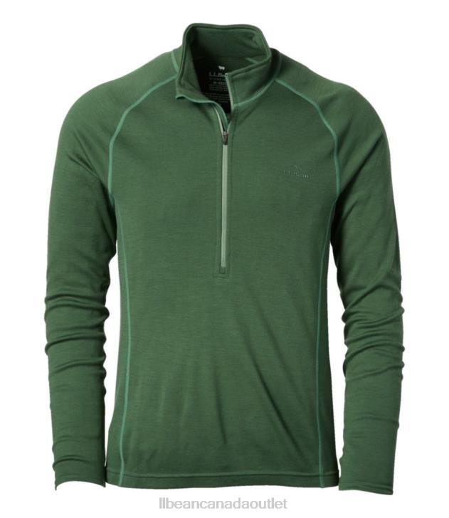 Clothing Rain Forest H8XZ6619 Cresta Midweight 250 Quarter-Zip Top Men L.L.Bean